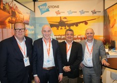 Co van Es, Omar Moghrani, Francisco Cordero en Peter van der Klift van Milestone Fresh.