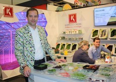 Marc Bonsmann van Koppert Cress toont de nieuwste cressen