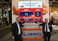 Bas Ruygrok en Fred Jongejans van JDC / Ellips/ Elisam hebben inmiddels 14 optische sorteerlijnen in de uien draaien