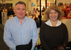 Aart Blom met zijn COLLEGA Ina