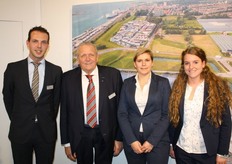 Het team van DailyFresh logistics met Pim Leenheer, Adrie en Nicole Visbeen en Florian Klapwijk