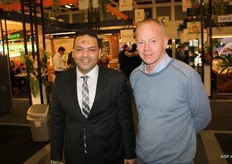 Adriaan van Belzen van Daily Onions (rechts) met zijn Egyptische collega Mohamed El Sheikh van Trading Island