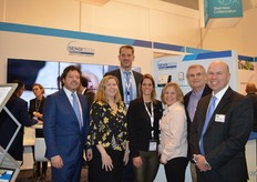 Team van Sensitech. Tom Schobbe, Patti Alberti, Bart Koek, Kim van der Veldt, Elizabeth Darragh, David Vaught en Marc Beasly.