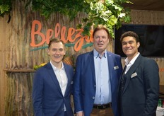 Niels Fase, Marcel van Rooyen en Fabricio Torres van Torres Tropical. Belleza is het merk voor mango, limes en papaya.