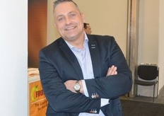 Wim van den Burgh als bezoeker op de beurs.