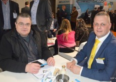 Henk Jansen van ZZC en Jacco Weststrate van MSP Onions.