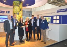 Het team van Kloosterboer, Varekamp Coldstores Holland en Cool Port Packing.