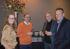 Wendy Hilhorst van De Groot en Slot Allium B.V., Lijn Moerdijk van MSP Uienhandel BV, Rinus van de Berge van Van den Berge Handelsonderneming B.V. en Jaap Jonker van De Groot en Slot Allium B.V..