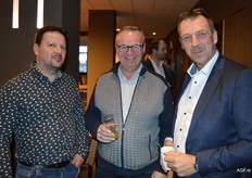 André Franje, Dignus Boone van Bowa BV en Rien van Ast van KCB.