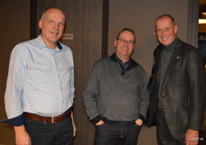 Kees Bakker van Monie, Jan Boone van Bowa en Jaap Wiskerke van Wiskerke Onions BV.