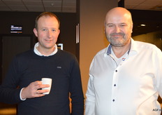 René Mol van Mol Fresh Food en Piet van Liere van Flevo Trade Dronten BV.