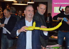 Jan van der Lans is al een eindje onderweg.