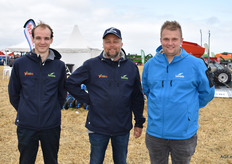 Seminis-team aan de wandel: Pascal Kwint, Lennert van Arenthals en Ralph Hoogervorst