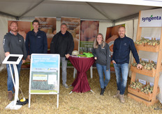 Het Syngenta-team met Philip Buijck, Jelle Westerlaken, Ruud Roeven, Lara Benders en Hans Duin