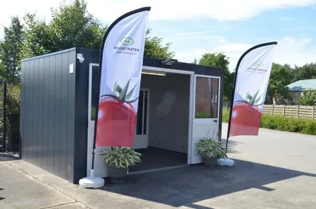 Boer Feodaal duizend Onderhoudsvrij tuinhuis voor boerderijautomaat