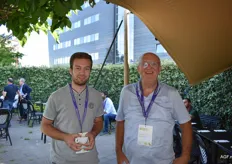 Job Hiddink (Nieuwe Oogst) en Gerald Langerak (Capp-Plast Nederland)