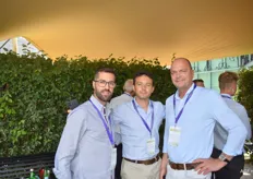 Diogo Fernando Marques Franco (Globalfrut), David Mota (Grupo Luis Vicente) en Joop Vernooij (Staay Food Group)