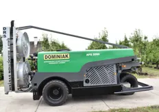 Dominiak had voor het eerst de autonoom rijdende machine meegenomen voor de demonstraties in de boomgaard