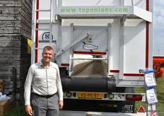 Sven van der Peet bij de bandlosser van TOP Onions