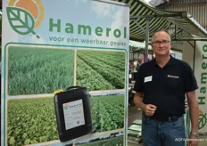Max den Hollander van Plant Power Products promoot Hamerol voor een weerbaar gewas