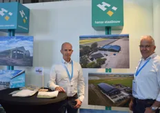 Hanse Staalbouw. Piet Knop en Johan Flikweert. Het bedrijf heeft al heel wat agrarische projecten op haar naam staan. PPA en Dacomex zijn daar voorbeelden van.