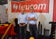 Lubbert en Pier Tilma van Ferucom, totaalleverancier en producent van axiaalrollen, loofrollen, zeefbanden, PU-spiraalrollen, aandrijfwielen en keerwielen.