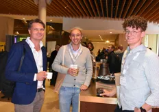 Pal Johan From (Saga Robotics), Luca Laviano en Stefan Petrasch (Rijk Zwaan)