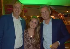 Arno van't Wout, Naomi Tolhuizen van Arling communicatie en Marcel Kester.