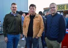 Bertil van den Belt, Mario van der Haar en Erik Zwet van GOsensit.