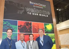 Niel Tredoux, Simon Korkie en Tineke Mong van LCL Logistics Zuid-Afrika en Andres Nunez Sorenson van Broom Group Chile.