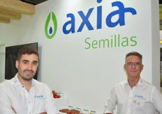 Luis Sainz en William van der Riet van Axia Seeds.