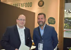 Jeroen Altona van Jaguar met Jussi Jussi Alitalo, de CEO van GreenFood Iberica