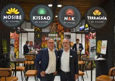 Herold Hage van N&K met Eric Lagache, de directeur van de Kinobé Groupe