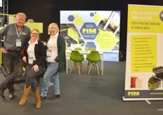Theo Hanenburg, Alieke Offringa en Inesa Gijsen van Pim Machinery.