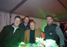 Mels Roozendaal met Etienne jr., Etienne en Lars Ruijgenwaard
