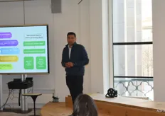 Nohel Ernesto Guzman (Aneberries) maakte met zijn presentatie over de bessen het aanbod compleet