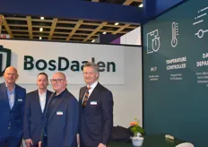 Het commerciële team:Gerard van den Bos, Maarten Burg, Erik van der Wel en Aris van Daalen van BosDaalen Transport.