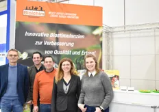 Team Biolchim: Bernd Kemper, Jan Böcker, Martin Thees, Anna Fontaner en Franziska Hohman 