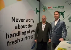 Rene Baan en Edwin Stuik van APC Handling, dochteronderneming van IPHandlers en specifiek gericht op de importafhandeling van AGF op Schiphol en de omringende luchthavens