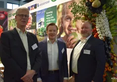 Tim Kenter, Johan van den Berg en Rick Brouwer van Wagenaar en E. van den Berg in de stand van The Greenery