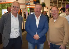 In de wandelgangen: Willem Nowee, Chris-Hans van der Hout en Sjaak Oosthoek
