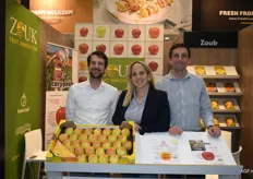 Michel, Laura en Vincent Nicolai van Zouk. Het zusterbedrijf van Nicolai Fruit ontwikkelt nieuwe variëteiten en mutanten via klassieke fruitveredeling.