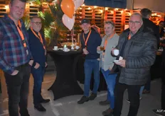 Twan van den Hurk, John Lenders (Bouten & Lenders), Siem Huijs (De Witte Groente en Fruit), Rene Smedts (Bouten & Lenders) en Arjan Heemskerk (Impex Heemskerk)