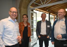 Rudy Geerts, Karolien Truyen, Marc Vandenput en Peter Deryck (Departement Landbouw & Visserij)