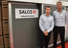 Milan Koppers en Dick Sijm van Salco industriële deuren.