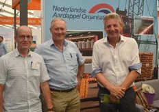 Benno Grimberg en Greg Smith van DLV  en Dick Hylkema, Directeur Nederlandse Aardappel Organisatie NAO.