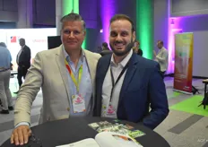 Giorigio Mancino en Panagiotis Chrissovergis van het organiserende Fruitnet