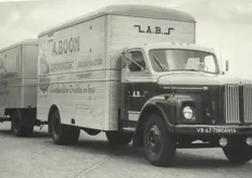 Scania Vabis van de firma A.Boom uit Zwijndrecht uit het jaar 1965