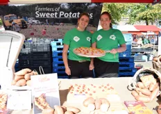 Gwen en Tanja van Spot, telers van zoete aardappelen
