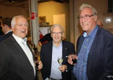 Piet Zwinkels, Jan van Geest en Arie Middelburg